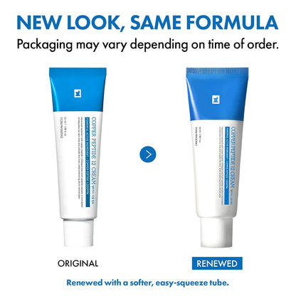 TOSOWOONG Copper Peptide 12 Cream, Anti-Aging for Fine Lines, Wrinkles | 99% Purity Copper Tripeptide-1, GHK-Cu, 12 Multi-Peptides for Fine Lines, Firming & Elasticity, Korean Skincare, 1.69 fl oz