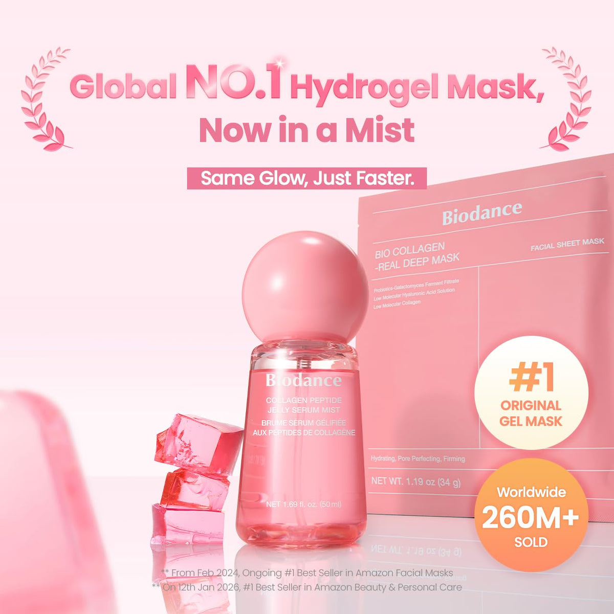 Korean Collagen Peptides Jelly Serum Mist
